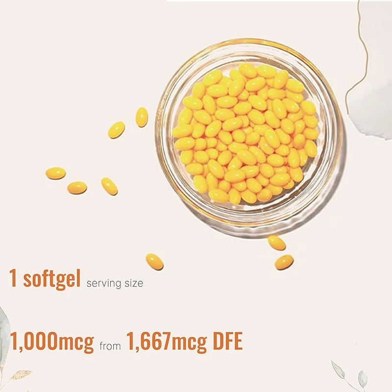 Folic Acid 1,000 Mcg, 500 Coconut Oil Softgels high quality